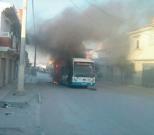 الأمن يحقق في حرق وتخريب حافلة ومركبتين بتبسة