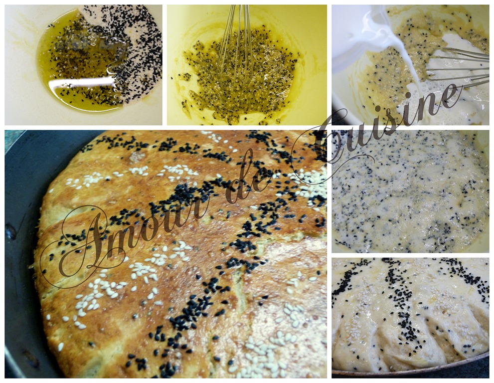 khobz dar sans petrissage / pain maison