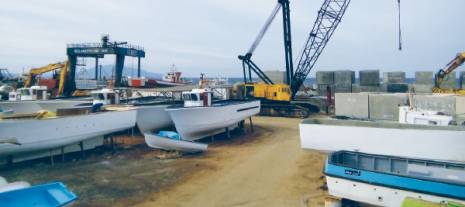Production du 1er catamaran pour l'aquaculture en mer