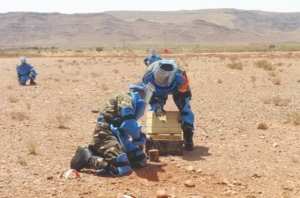 8 104 mines détruites pour le seul mois de décembre