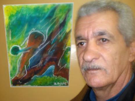 Rachid Belabbes. Artiste peintre : un parcours charpenté aussi par la musique