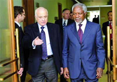 Condamnation du terrorisme et soutien au plan de Kofi Annan en Syrie