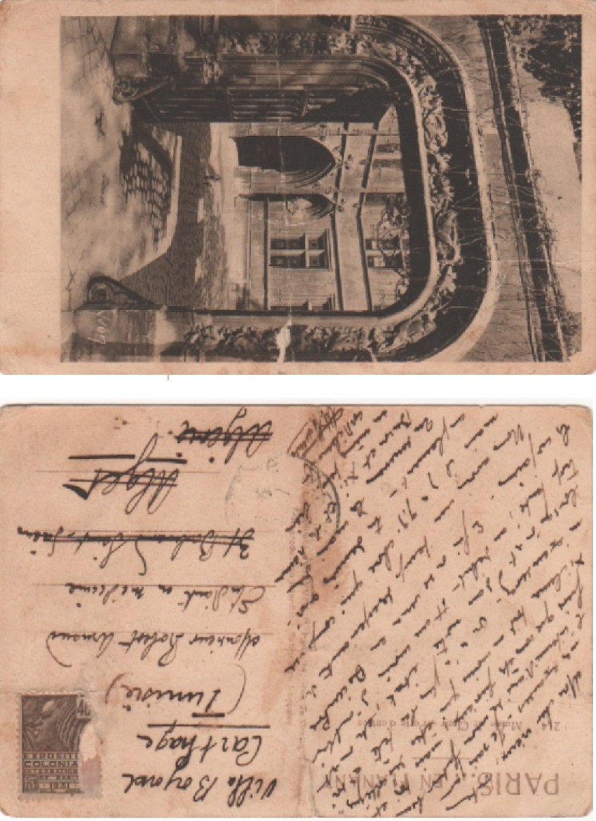 identifiez cette carte postale de 1931