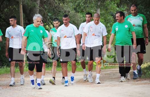 Les joueurs non concernés par le Rwanda se sont entraînés hier