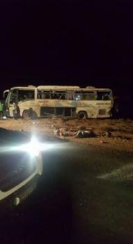 9 قتلى و 12 جريح في انقلاب حافلة بين بسكرة و المسيلة