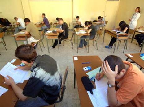 Les élèves appréhendent l'épreuve de mathématiques