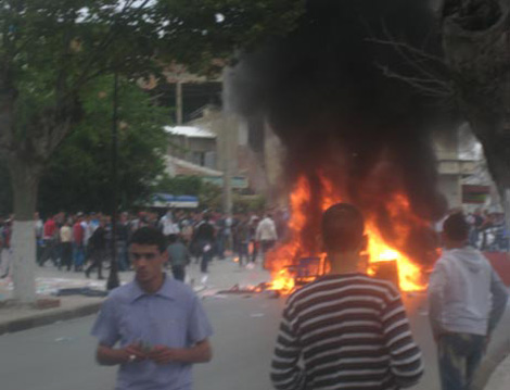 الاحتجاجات في جيجل تستمر لليلة الثانية على التوالي