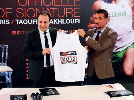 Iris mise sur l'athlète Taoufik Makhloufi