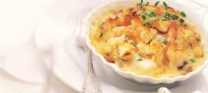 Recette Gratin de crevettes