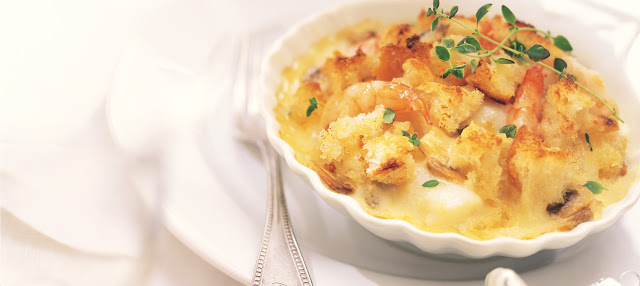 Recette Gratin de crevettes