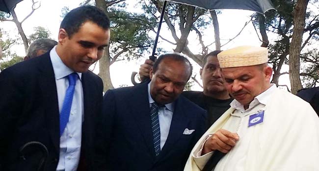 Le prince de Libye, Idris bin Abdullah al-Senussi à Mostaganem