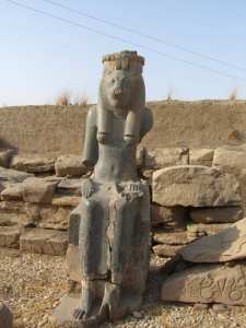 Temple de Karnak (Egypte) : Notre roi Chachnaq Ier, le fondateur de la XXIIe dynastie égyptienne.