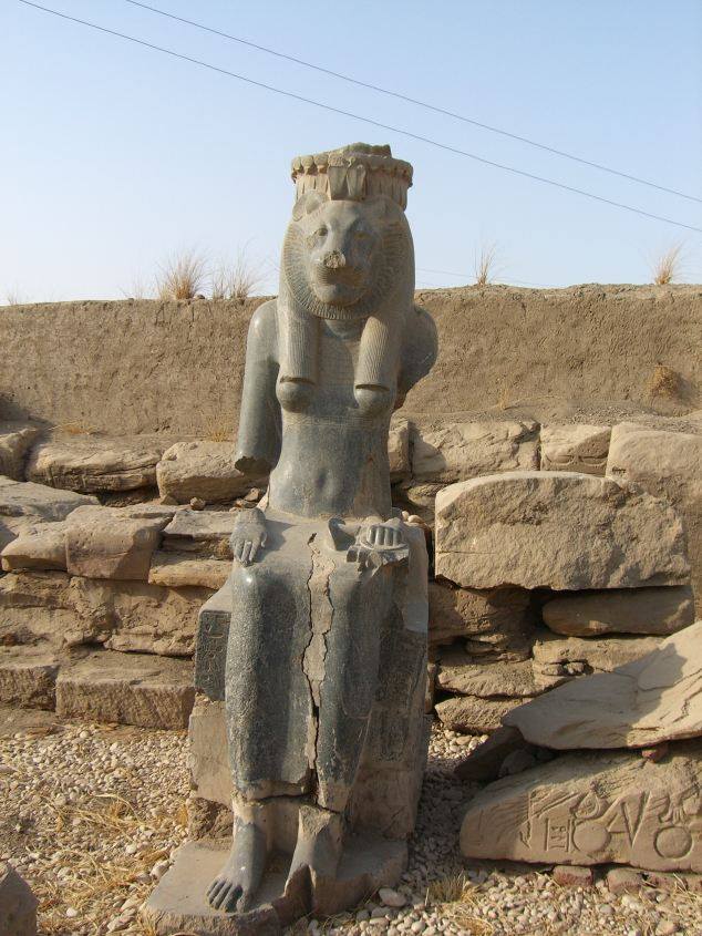 Temple de Karnak (Egypte) : Notre roi Chachnaq Ier, le fondateur de la XXIIe dynastie égyptienne.