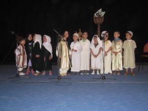 Les élèves de la crèche 'Kasr El Malaika' à la maison de la culture de Sétif