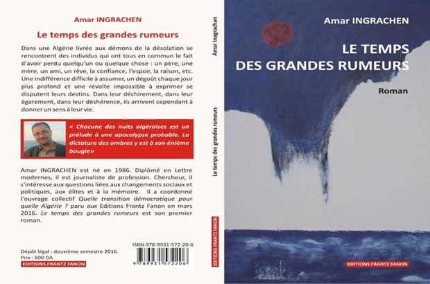 Sortie du 1er Roman d'Amar Ingrachen