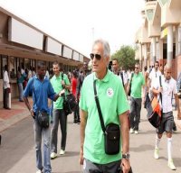 L'équipe nationale à Ouagadougou (Burkina-Faso)