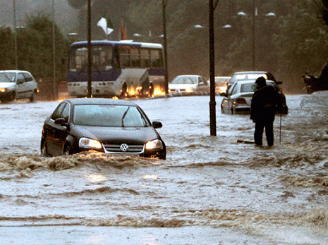 Intempéries à Alger