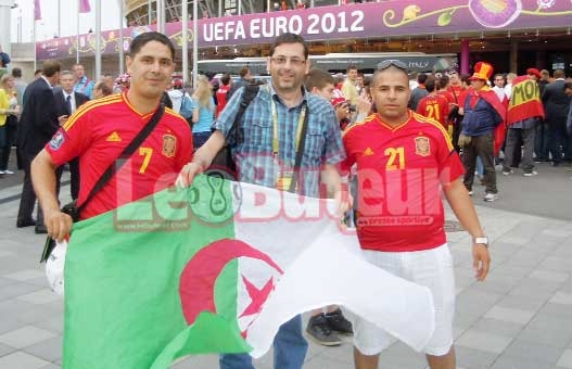Euro2012 : Farouk et Merouane ont défié l'Ukraine, ont vu l'Espagne et ont pris une photo avec Shakira