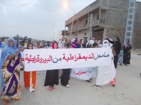 Marche citoyenne pacifique à Tamanrasset