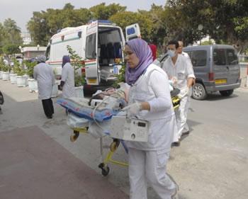 Les urgentistes sont à l'oeuvre