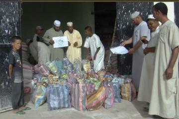 توزيع 100 قفة من المواد الغذائية على العائلات الفقيرة بالمدية