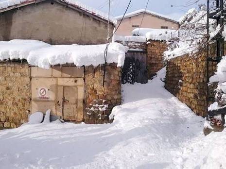 Tempête de neige à Béjaïa