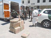 La marchandise a été interceptée aux frontières marocainesa