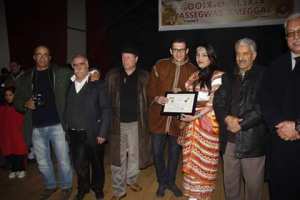 L'ASSOCIATION  AMEZIAVE NLEHNA  HONORÉE PAR LA SOCIÉTÉ CIVILE DE TIARET A L'OCCASION DE LA CÉLÉBRATION DE YENNAYER 2967.