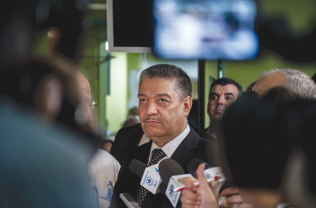 Boudiaf inspecte l'hôpital de Ghriss inondé