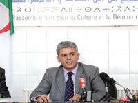 Mohcine Belabbès hier à Bouira