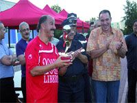 Finale du tournoi de football à l'occasion du 20e anniversaire de 'Liberté'
