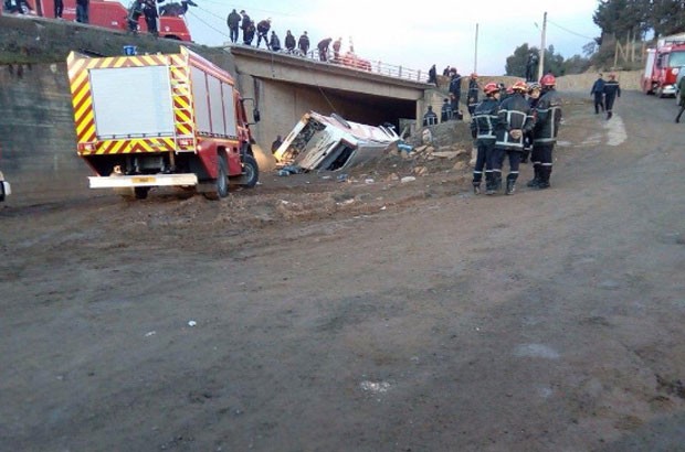 Renversement d'un bus de voyageurs à Médéa