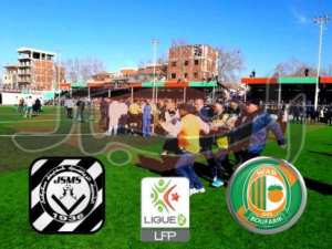 أعمال شغب واسعة بملعب بوفاريك وجرحى في صفوف أنصار شبيبة سكيكدة