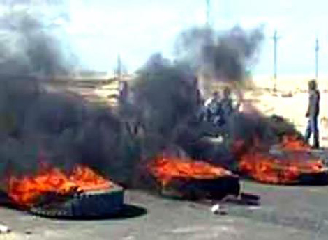 انقطاعات الكهرباء تلهب طرقات الوادي