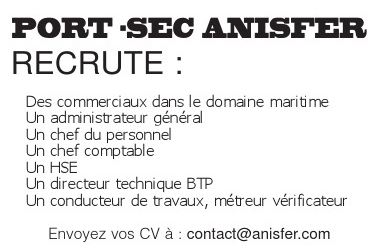 إعلان توظيف في الميناء الجاف anisfer فيفري 2017