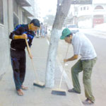 حملة تنظيف واسعة لشوارع وأحياء مدينة بجاية