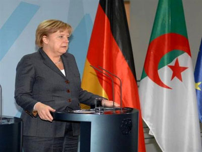 Merkel attendue aujourd'hui à Alger
