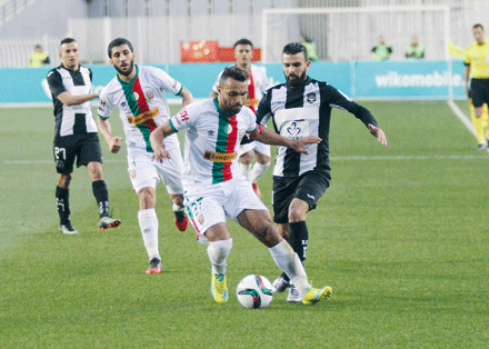 مولودية الجزائر (1) --- وفاق سطيف (2)