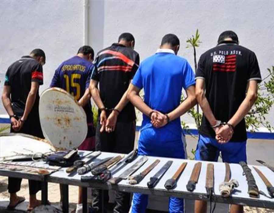 توقيف 34 شخصا وحجز 12 سلاحا أبيض بالعاصمة وتيبازة