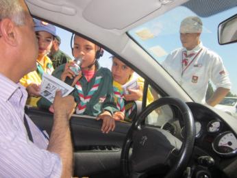 حملة تحسيسية بعين الحجل في المسيلة بهدف التقليل من حوادث المرور