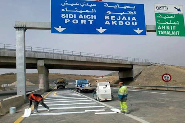 تدشين مقطع الطريق السيار البويرة - بجاية هذا الخميس