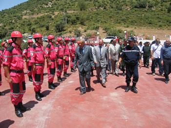 Une volonté de feu!                                    LA PROTECTION CIVILE SE DOTE D'UN HELIPORT À TIKJDA
