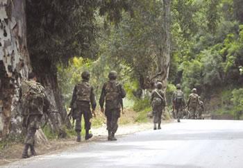 L'ANP ratisse à l'Est                                    LUTTE ANTITERRORISTE