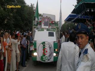 معرض لصور الموكب الإحتفالي بخمسينية الإستقلال بالجلفة