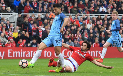 مانشستر سيتي يتخطى عقبة ميدلزبره بسهولة إلى نصف نهائي كأس الاتحاد الإنجليزي