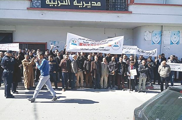 Les contestataires exigent le règlement de leurs doléances