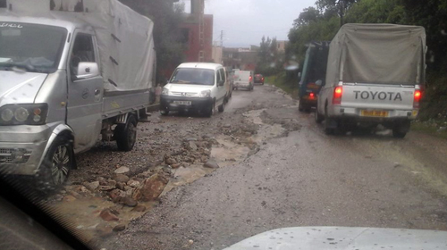 Routes en piteux état