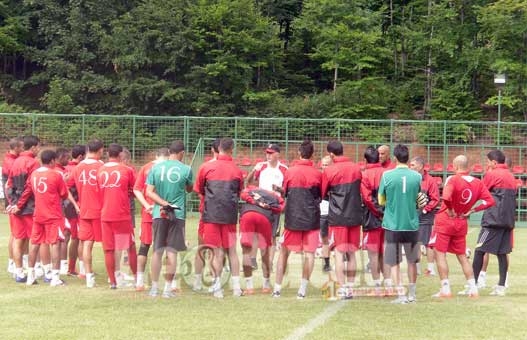 USMA : Entraînement sous une pluie battante