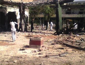 ورڤلة تحت مراقبة أمنية مشددة تفاديا لأي طاريء                                    الدرك استرجع قطع غيار مهربة وسيارتين بعين البيضاء