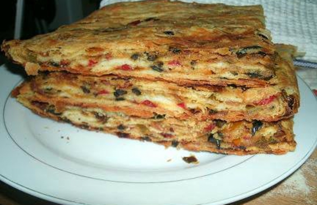 MSEMMEN FARCIS AUX POIVRONS